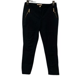 MICHAEL Michael Kors Skinny Trousers with Gold Zip